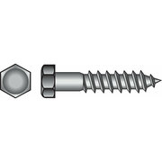 HILLMAN Lag Screw, 1/2 in Thread, 1-1/2 in OAL, Steel, Zinc, SAE Measuring 230116